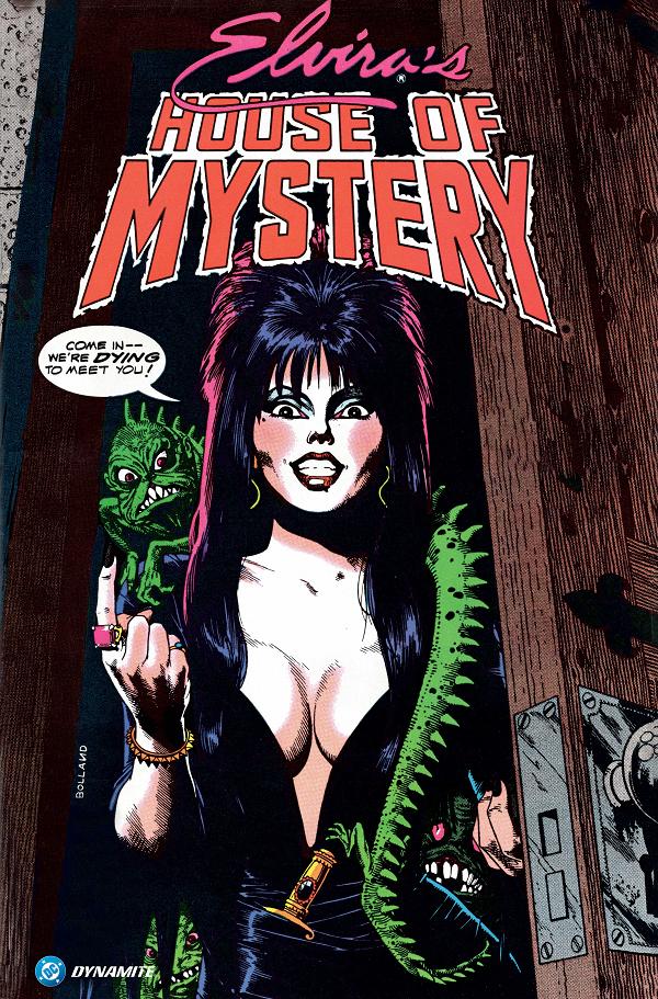 Elviras House Of Mystery TP cover by Brian Bolland