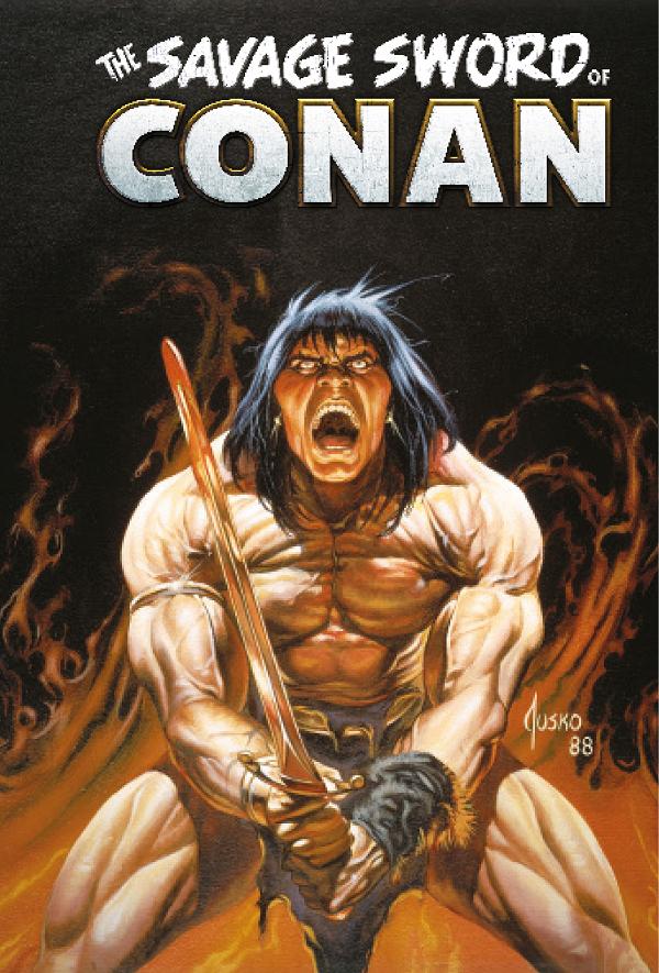 Savage Sword Of Conan The Original Comics Omnibus HC Vol 12 Jusko Regular Edition (Mr) cover by Jusko