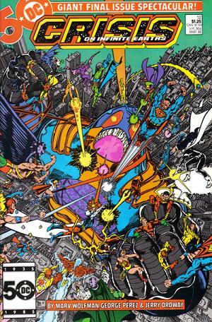 Crisis On Infinite Earths #12 cover