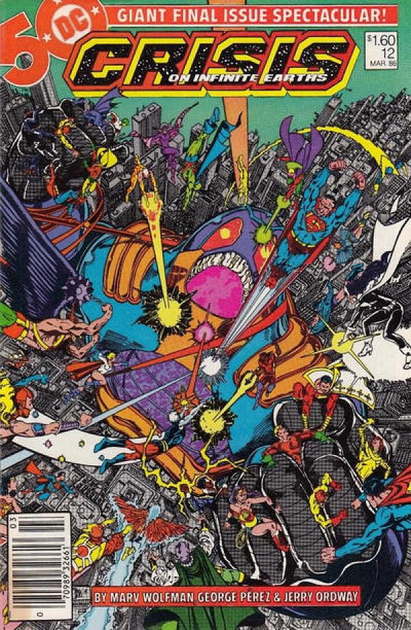 Crisis On Infinite Earths #12 Canadian Variant cover