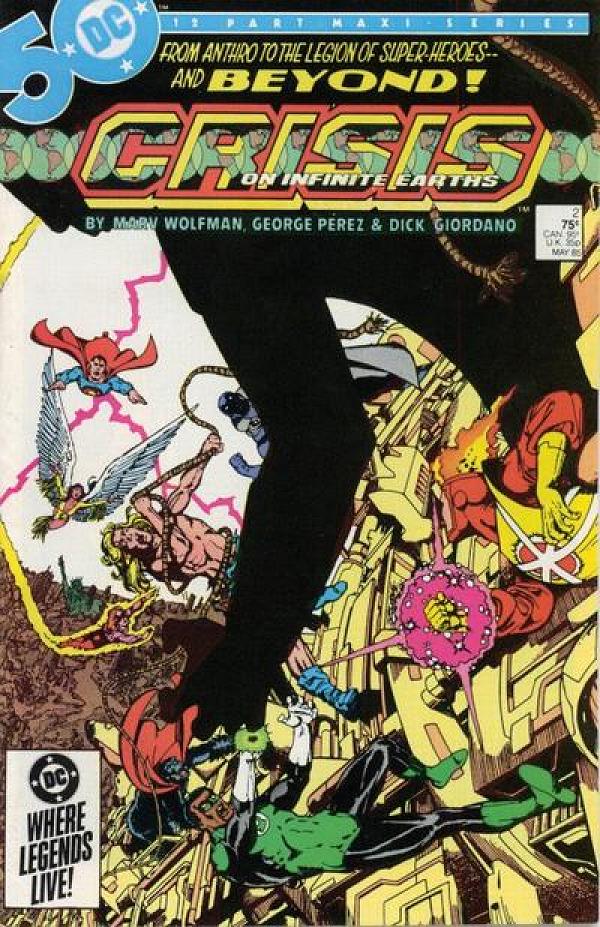 Crisis On Infinite Earths #2 null cover