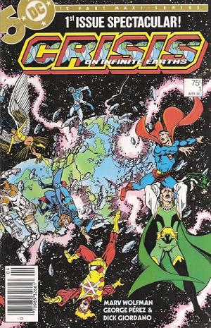 Crisis On Infinite Earths #1 Newsstand Variant cover