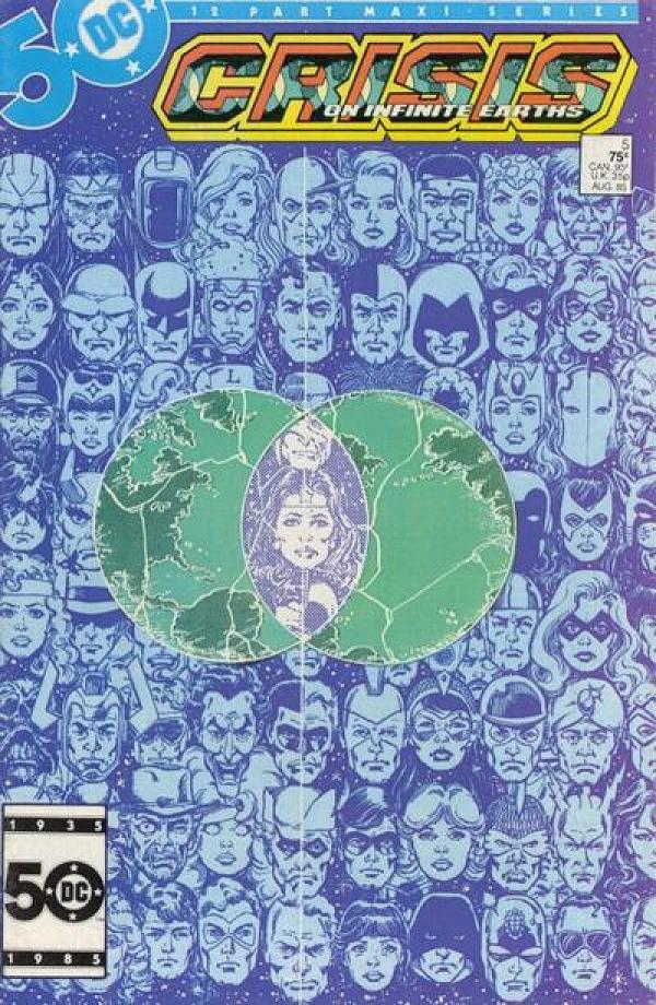 Crisis On Infinite Earths #5 null cover