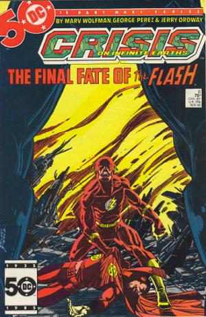 Crisis On Infinite Earths #8 cover