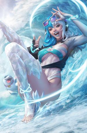 Marvel Swimsuit Special: Brand New Beach Day Wraparound Cover #1 ARTGERM VIRGIN VARIANT [1:200] cover