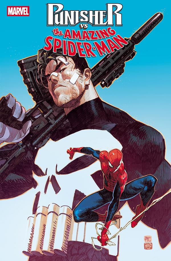 Punisher Vs. Spider-Man #1 variant cover by Dike Ruan