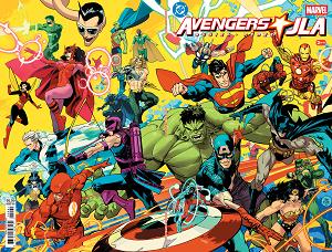 Avengers Jla #2 CVR B (OF 4) FACSIMILE EDITION CVR B DAN MORA cover