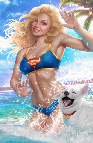 Supergirl #15 CVR E CVR E ARIEL DIAZ SWIMSUIT CARD STOCK cover