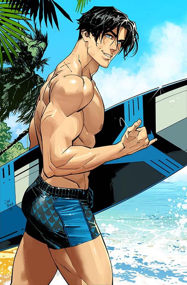 Nightwing #140 CVR D CVR D DAN MORA SWIMSUIT CARD STOCK cover