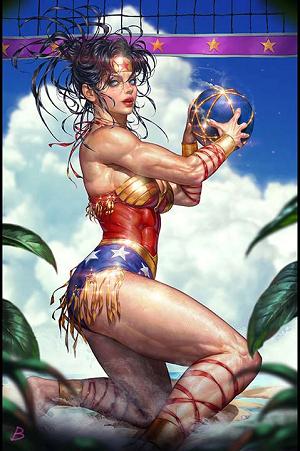 Wonder Woman #35 CVR E CVR E KYUYONG EOM SWIMSUIT CARD STOCK cover