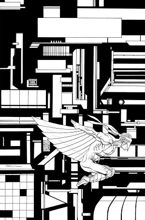 Thundercats X Silverhawks Thunderhawks #3 CVR L CVR L INC 1:7 DECLAN SHALVEY LINE ART VIRGIN cover