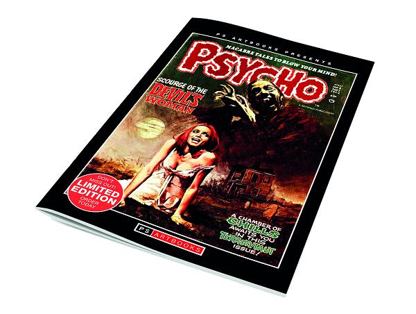Ps Artbooks Magazine Psycho #8 cover by Enrich Torres