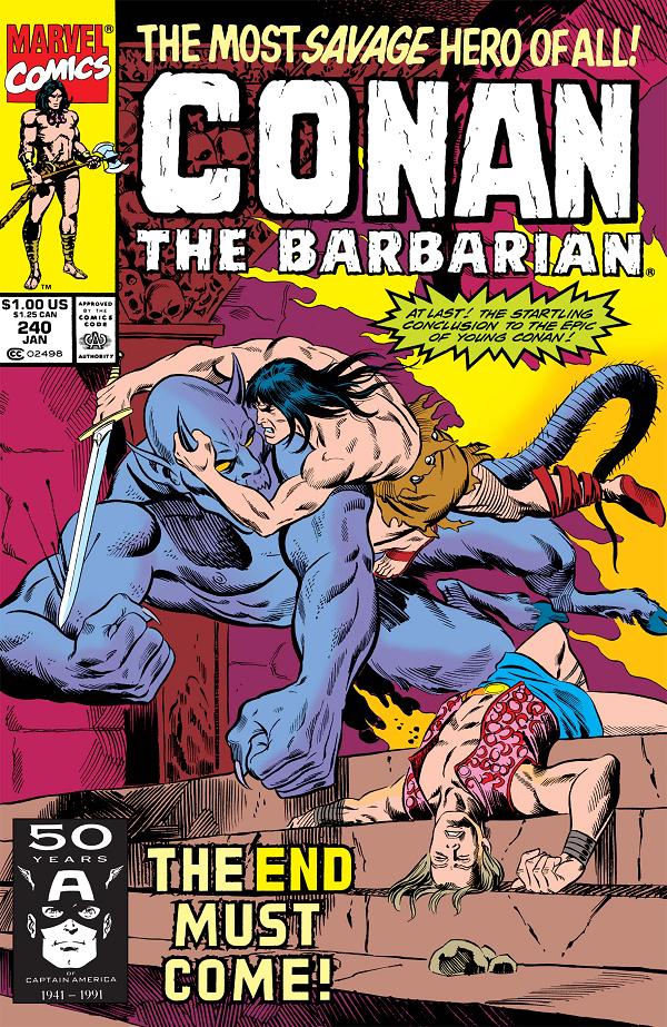 Conan The Barbarian #240  cover