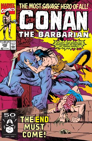 Conan The Barbarian #240 cover