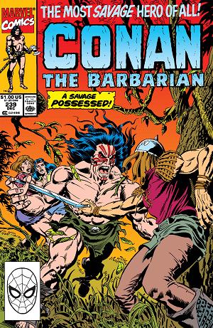 Conan The Barbarian #239 cover