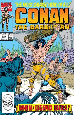 Conan The Barbarian #238 cover