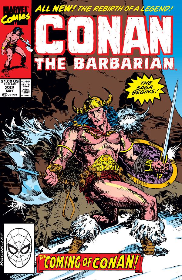 Conan The Barbarian #232  cover