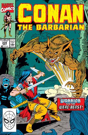 Conan The Barbarian #234 cover