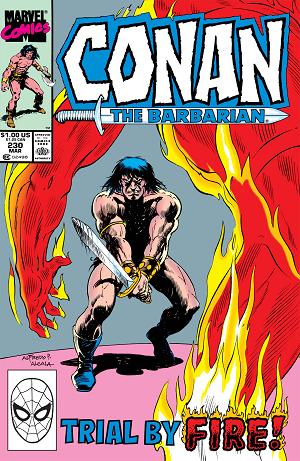Conan The Barbarian #230 cover