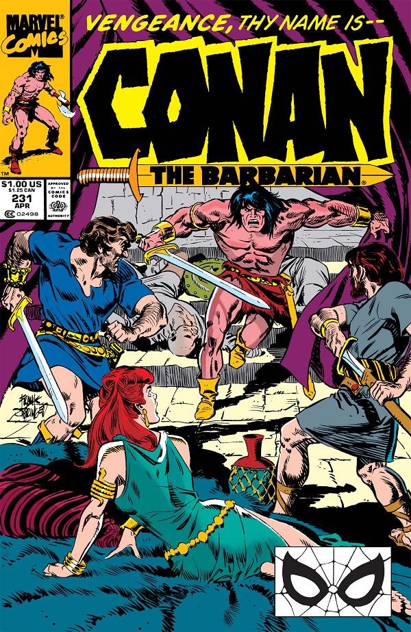 Conan The Barbarian #231  cover