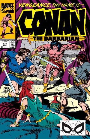 Conan The Barbarian #231 cover