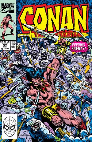Conan The Barbarian #229  cover