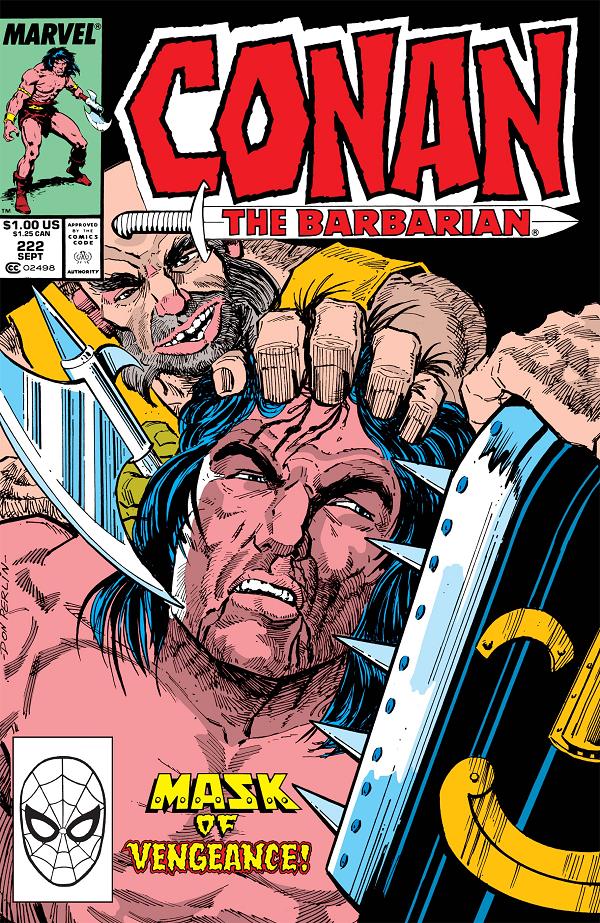 Conan The Barbarian #222  cover