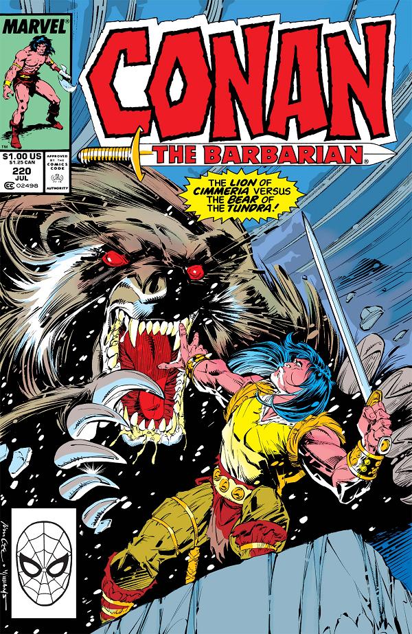 Conan The Barbarian #220  cover