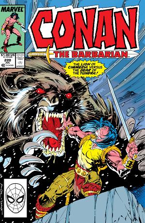 Conan The Barbarian #220 cover
