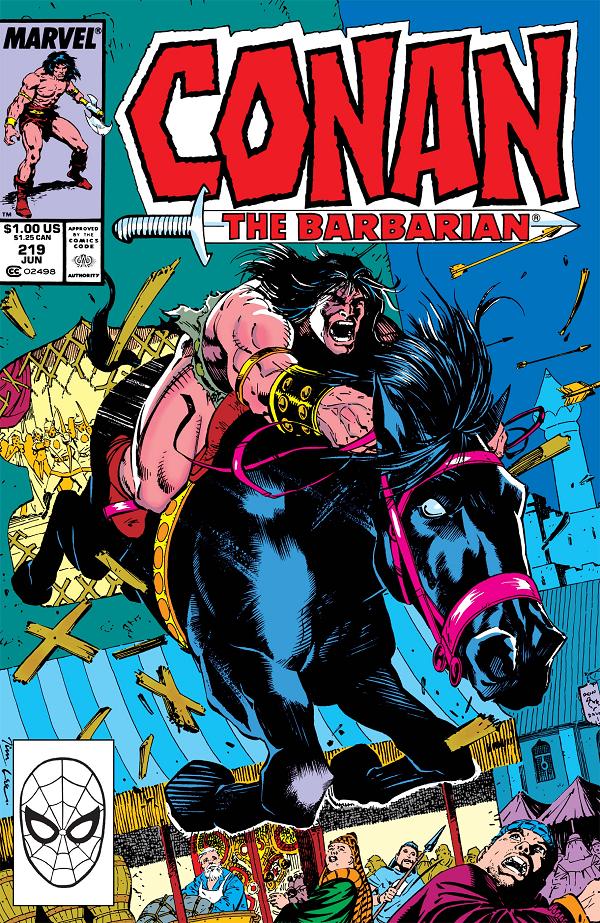 Conan The Barbarian #219  cover