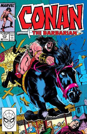 Conan The Barbarian #219 cover
