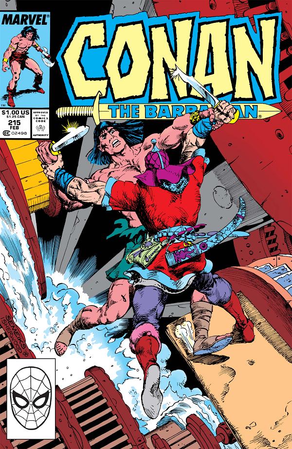 Conan The Barbarian #215  cover