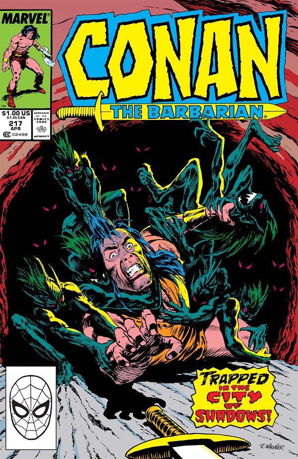 Conan The Barbarian #217  cover