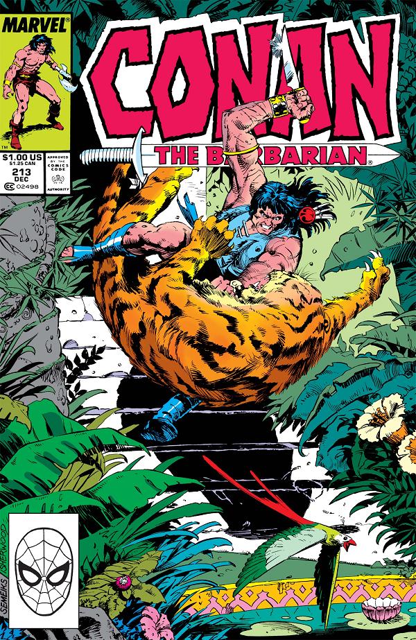 Conan The Barbarian #213  cover