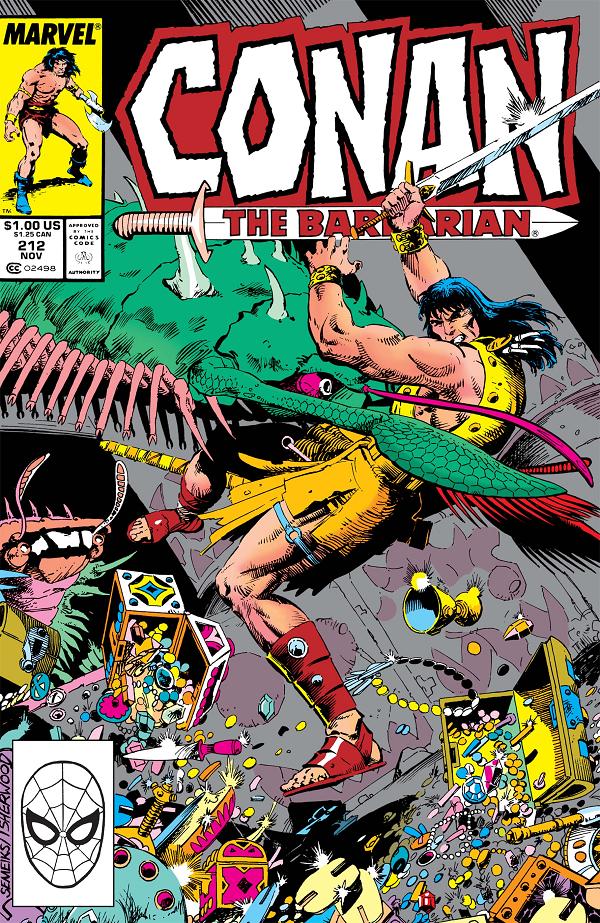 Conan The Barbarian #212  cover