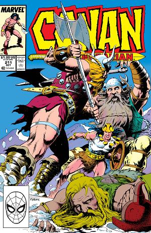 Conan The Barbarian #211 cover