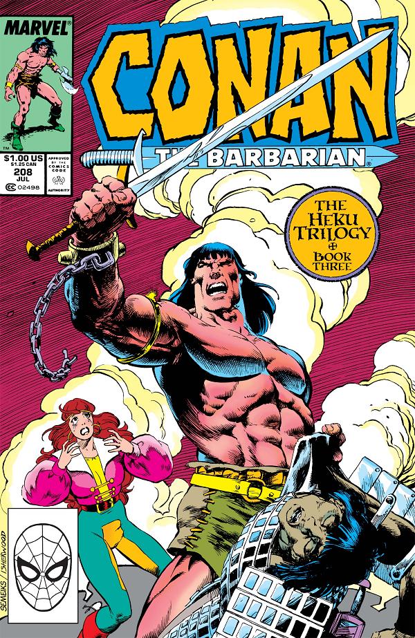 Conan The Barbarian #208  cover