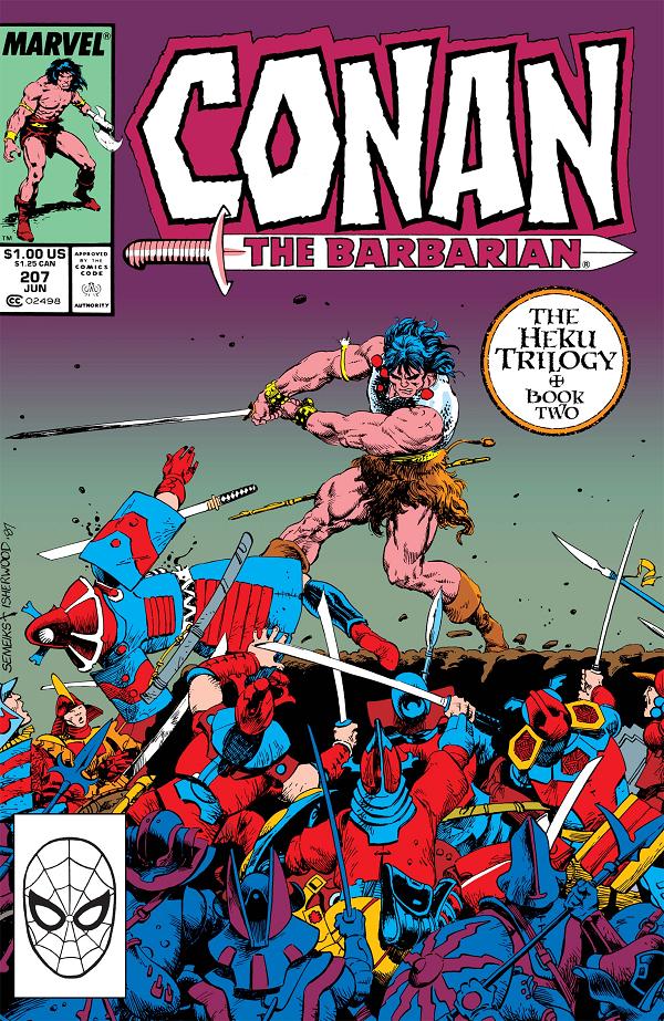 Conan The Barbarian #207  cover