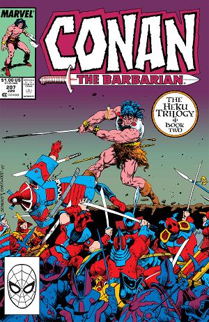 Conan The Barbarian #207 cover