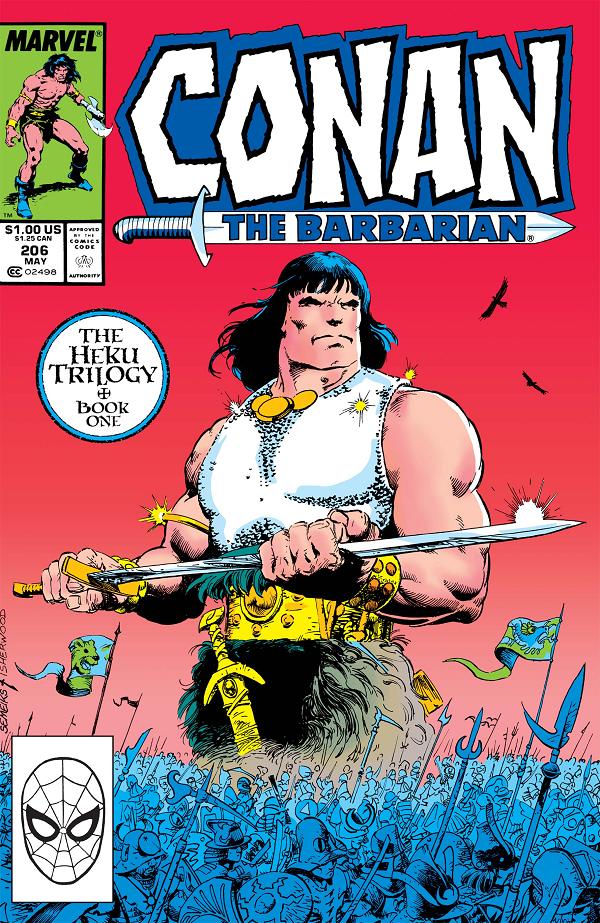 Conan The Barbarian #206  cover