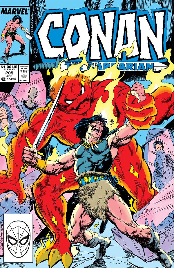 Conan The Barbarian #205  cover