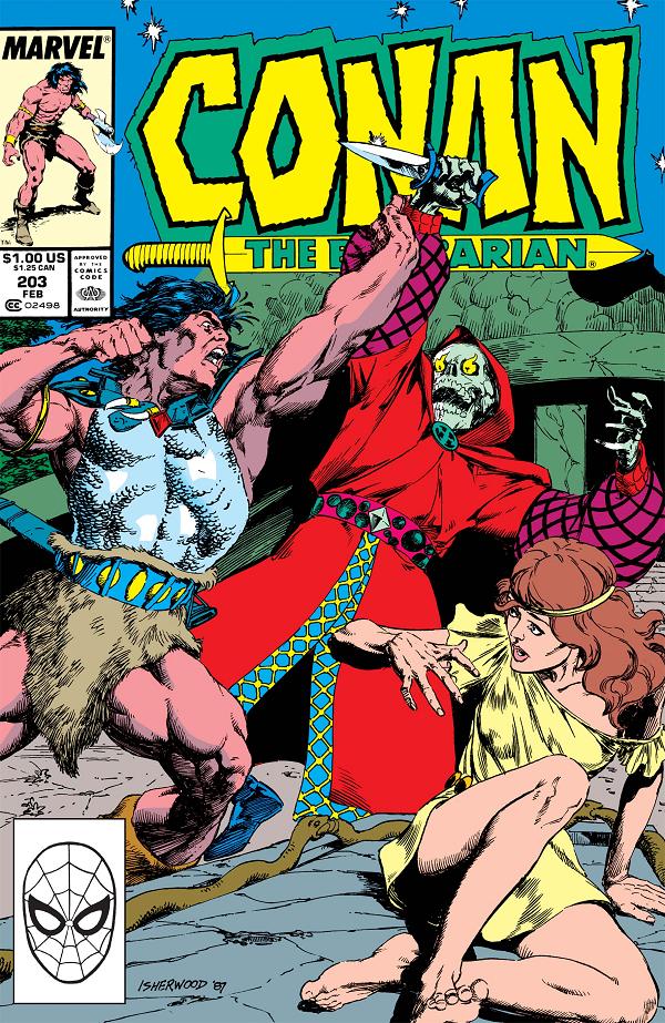 Conan The Barbarian #203  cover