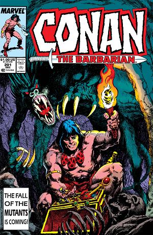 Conan The Barbarian #201 cover
