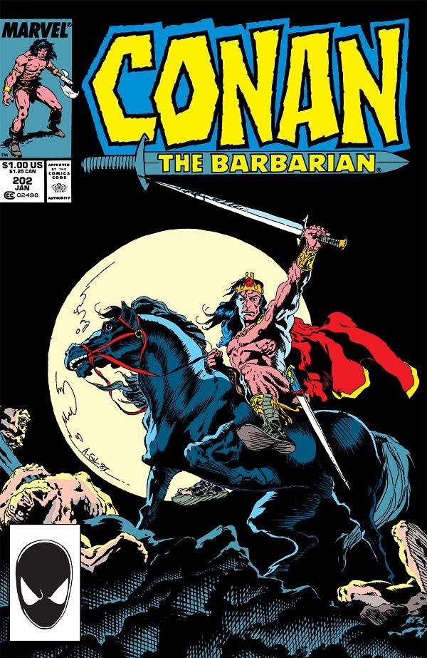 Conan The Barbarian #202  cover