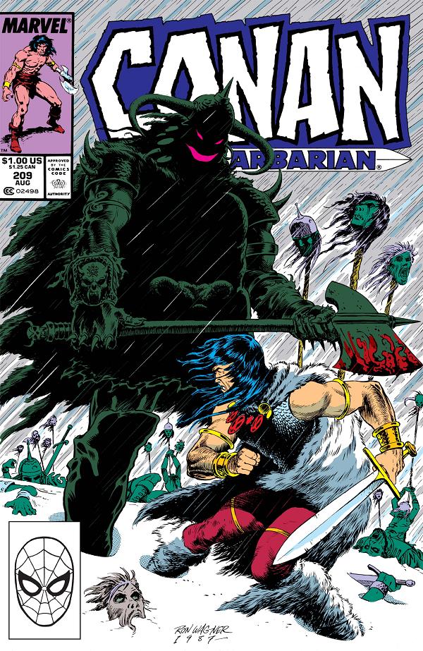 Conan The Barbarian #209  cover