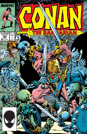 Conan The Barbarian #200 cover
