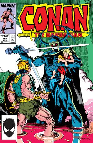 Conan The Barbarian #198 cover
