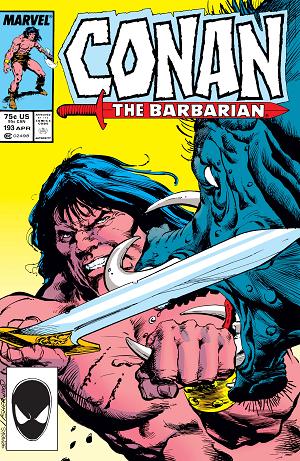 Conan The Barbarian #193 cover