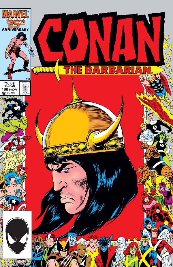 Conan The Barbarian #188  cover