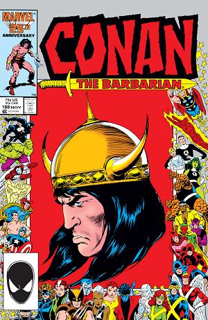 Conan The Barbarian #188 cover